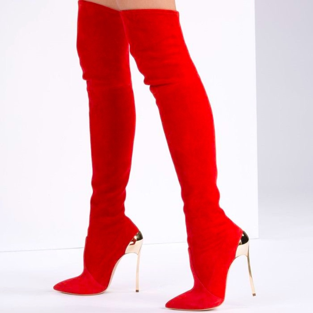 IN SEARCH OF: Casadei Techno Blade Red Boots